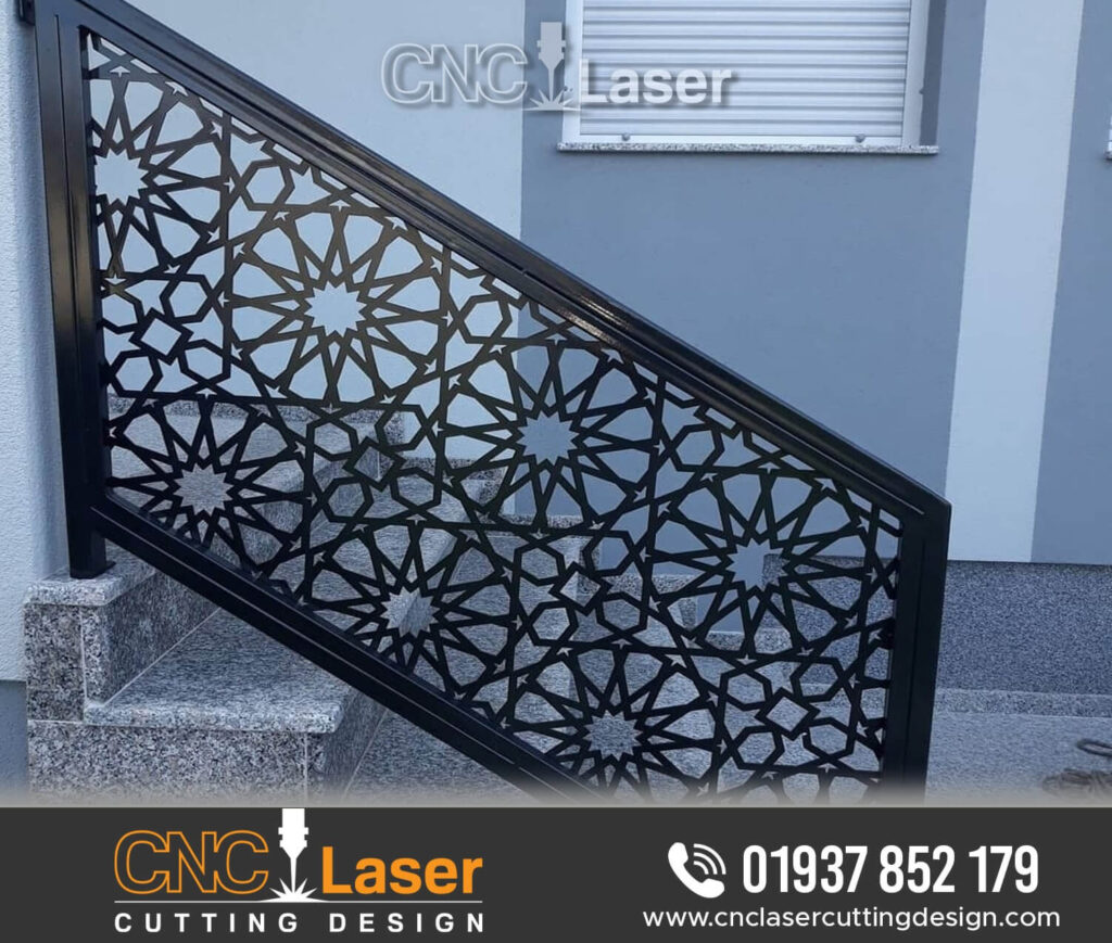 CNC Curl Railing Design