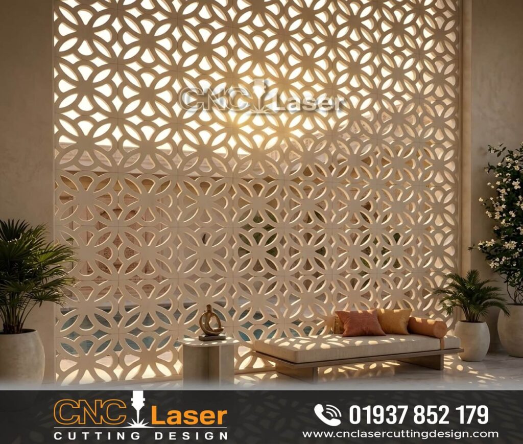 CNC Partition Design for Living Room