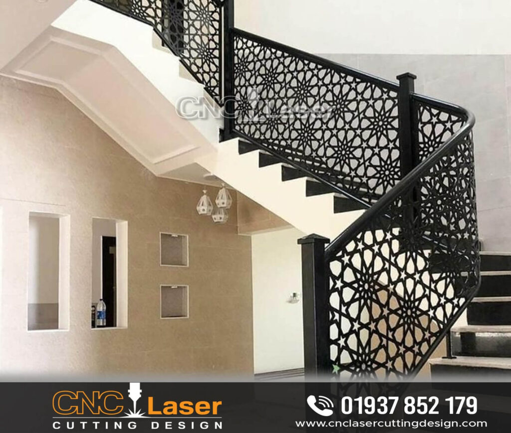 Custom CNC Stair Railing
