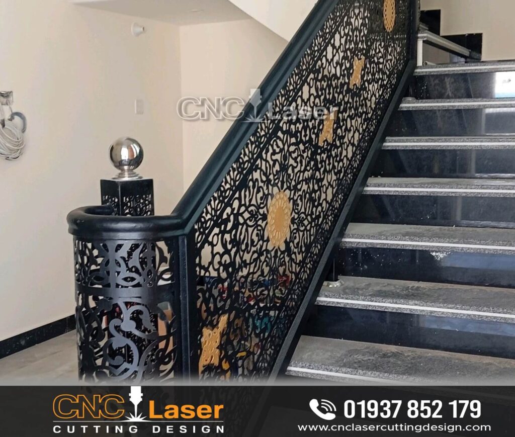 Modern CNC Stair Railing Design