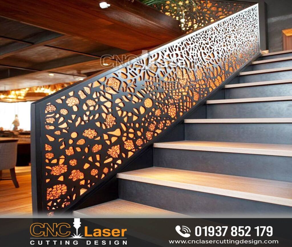 Decorative CNC Stair Railing