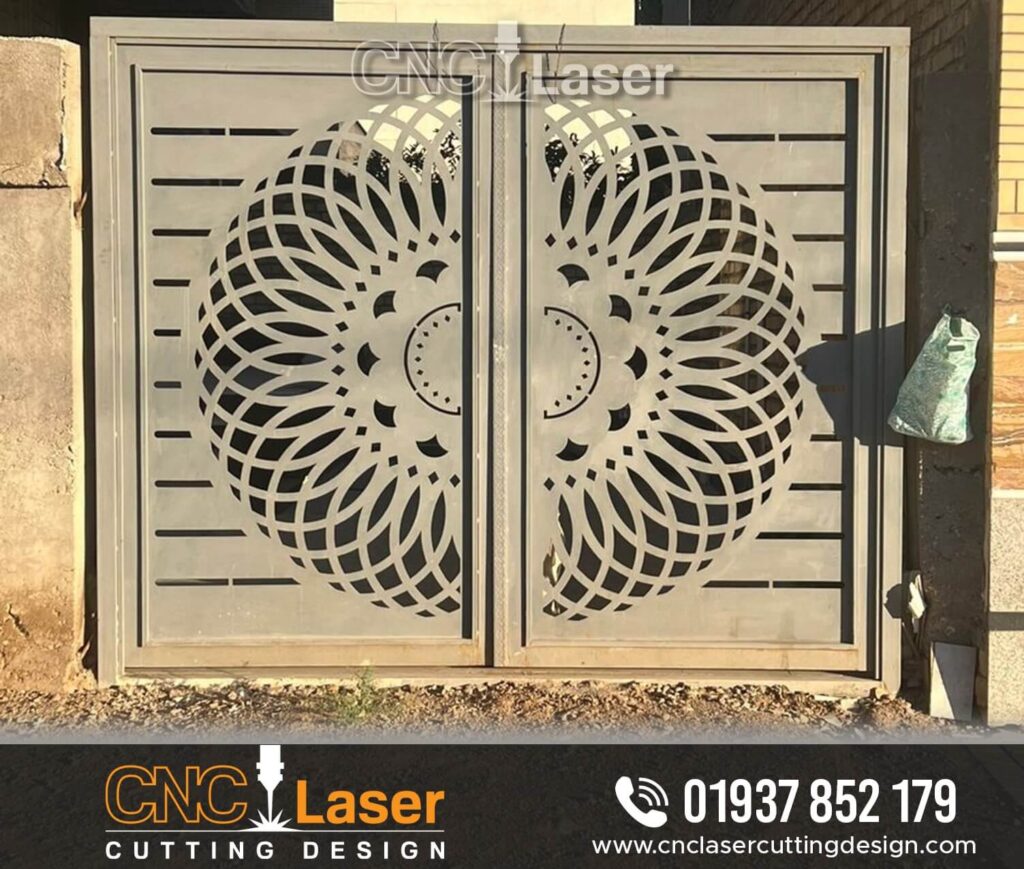 CNC Cutting Main Gate Design