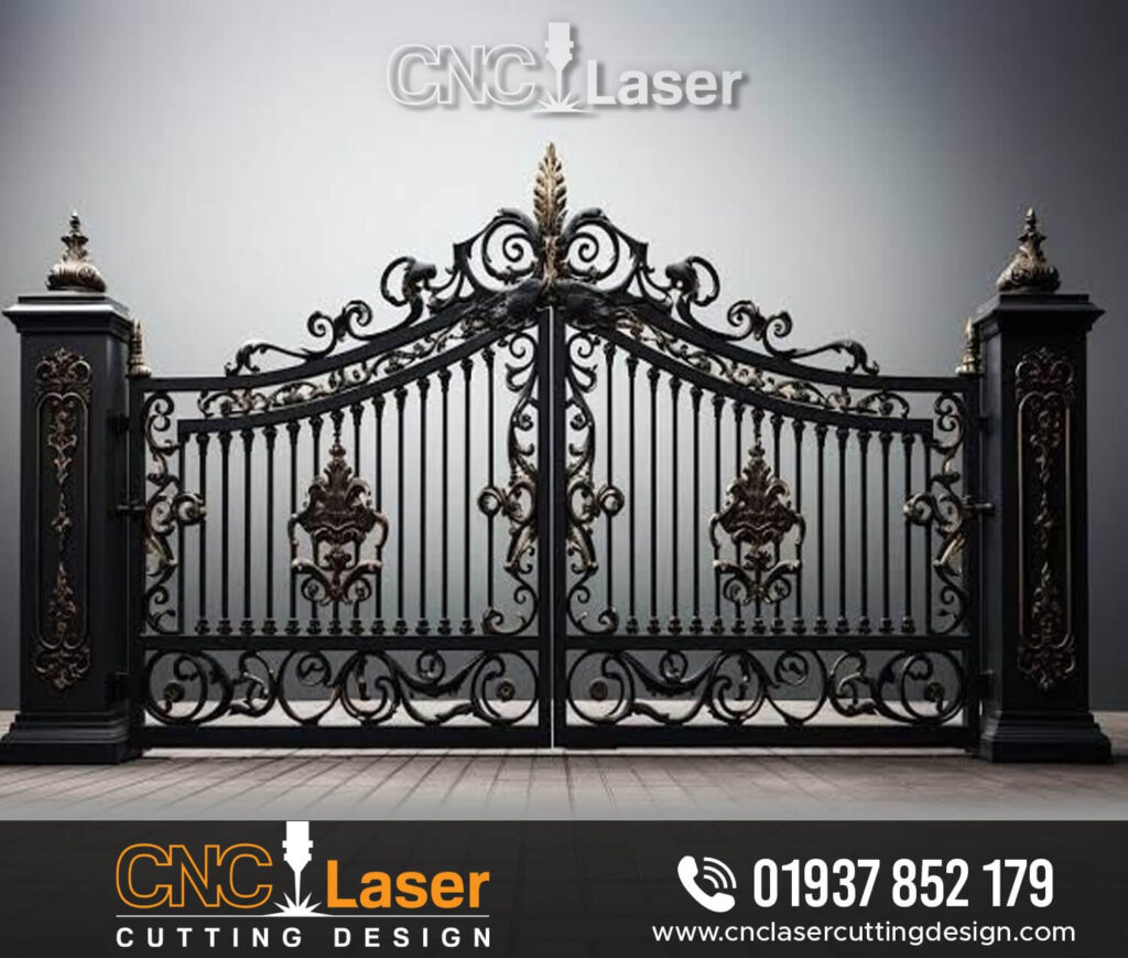 CNC Gate Design Single Door