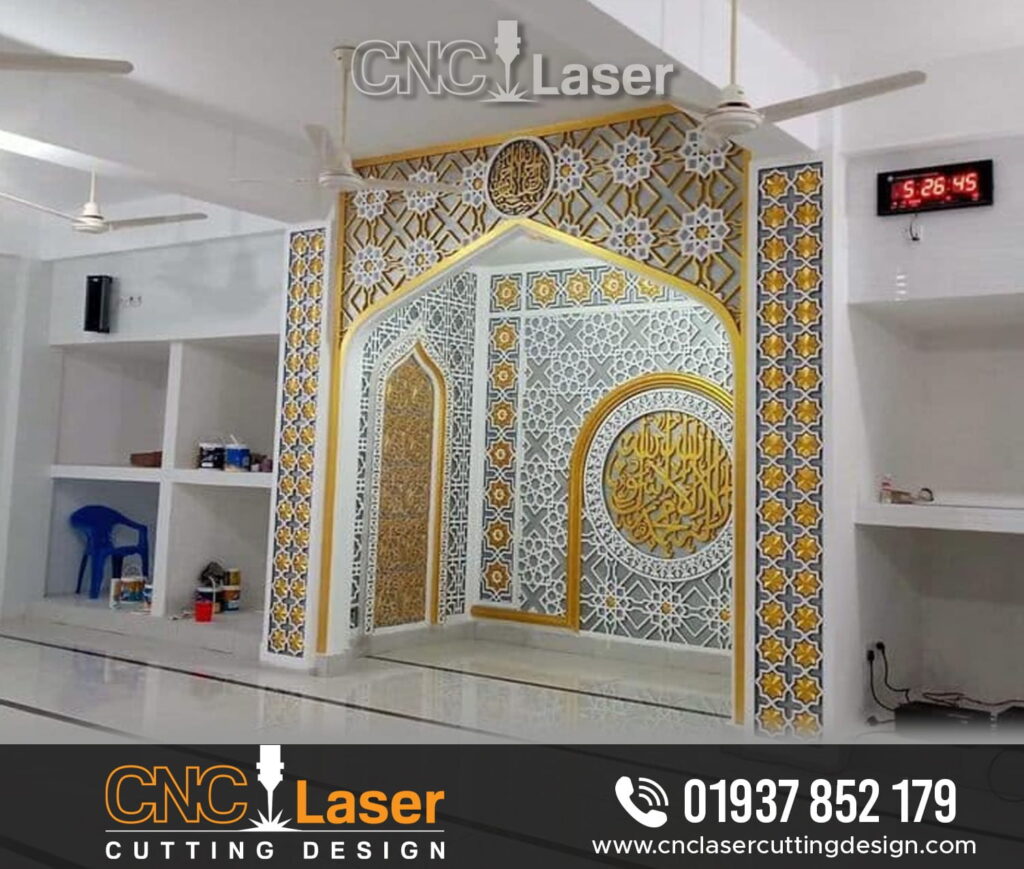 Islamic CNC Design for Mosque Partition