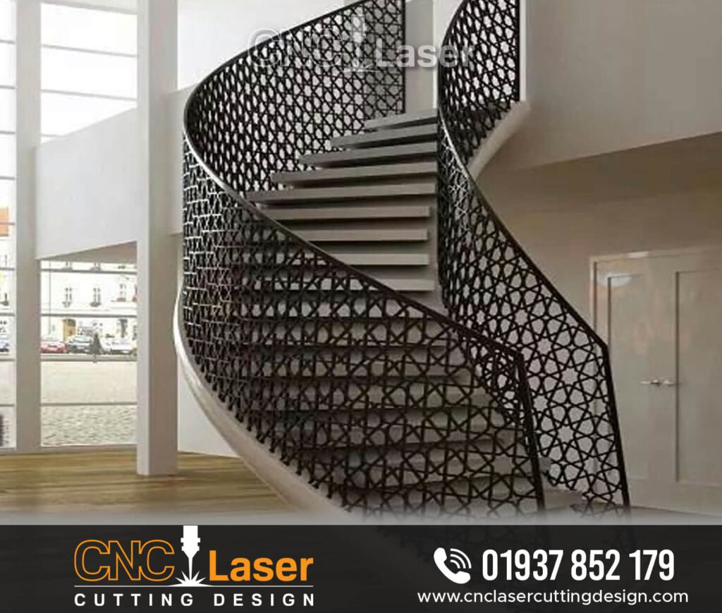 CNC Jali Design for Stairs